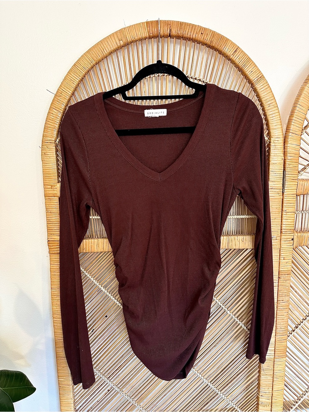 Socialite Ruched Side Top